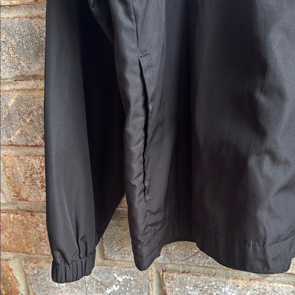 Classic Elements Black And White Windbreaker With… - image 4
